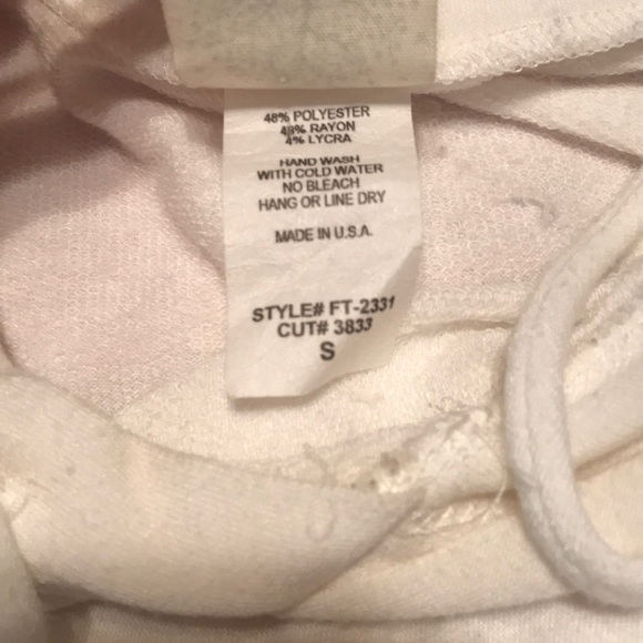 Freeloader Pullover White Hoodie | Size small - Picture 5 of 5